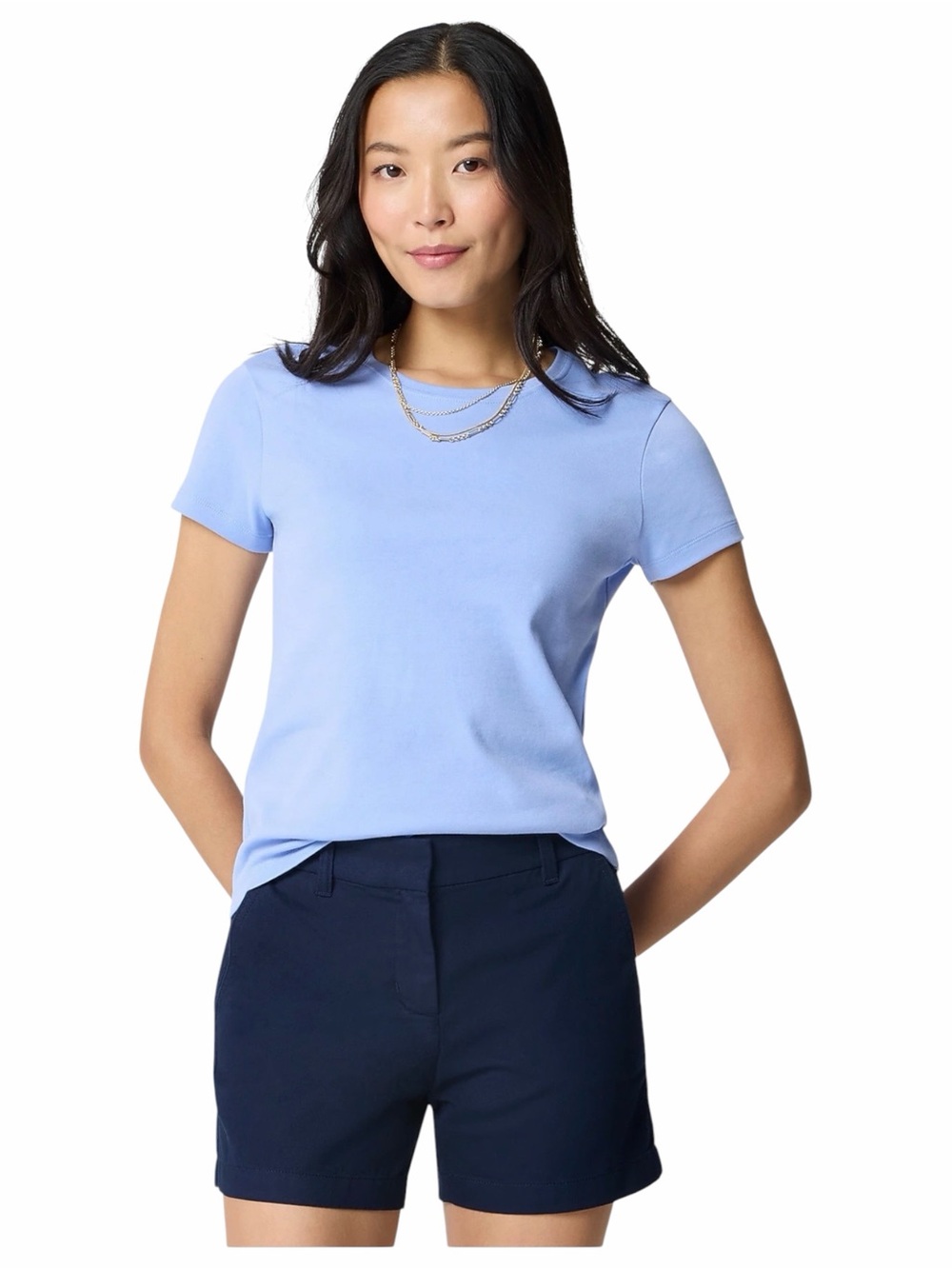 J. Crew Factory Navy Blue Chino Shorts